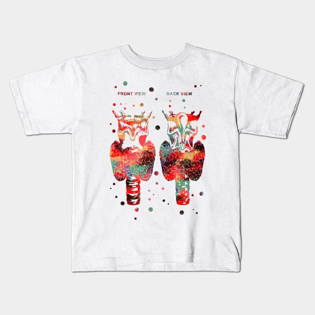 Thyroid gland Kids T-Shirt by RosaliArt